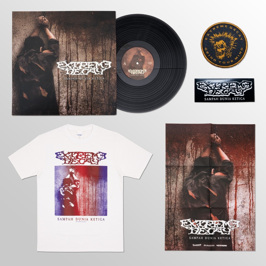 Extreme Decay – Sampah Dunia Ketiga Vinyl Bundle (Vinyl + T-Shirt)