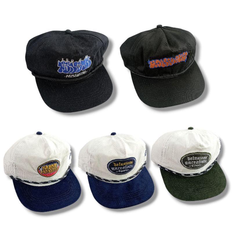 TOPI CORDUROY TOPI CORDURA PREMIUM 5 PANEL CAP | BISA COD, FREE ONGKIR