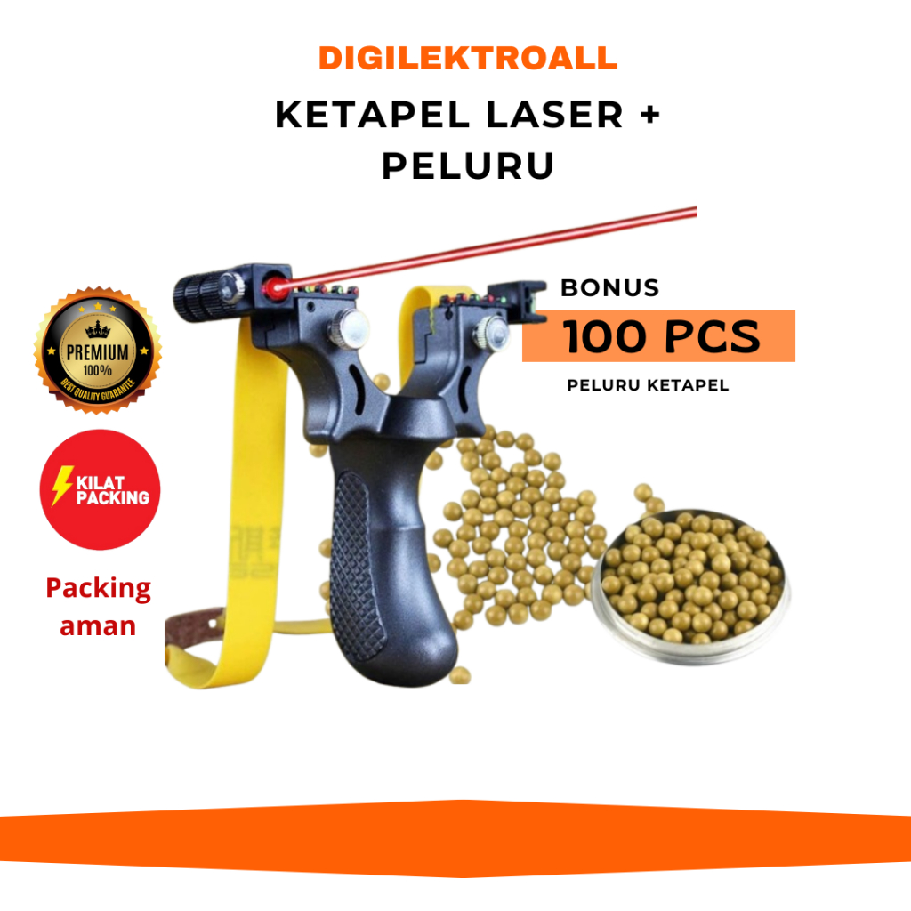 [GRATIS PELURU] Big Power Ketapel Laser Tactical Ketapel Slingshot Dengan Laser Sight Ketapel Burung