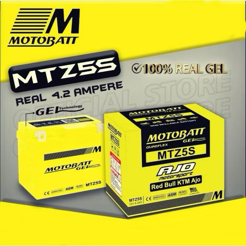 BATRAI MOTOBATT MTZ5S 12V 4.2 Ah ORIGINAL