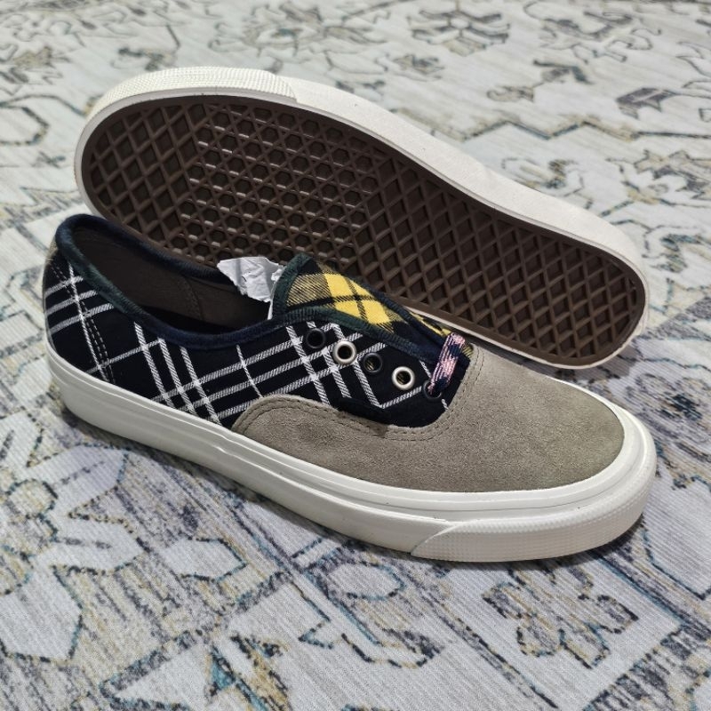 Vans Authentic Style 44 DX Anaheim Plaid Mix Olive (ORIGINAL BNIB RESMI PT NAVYA)