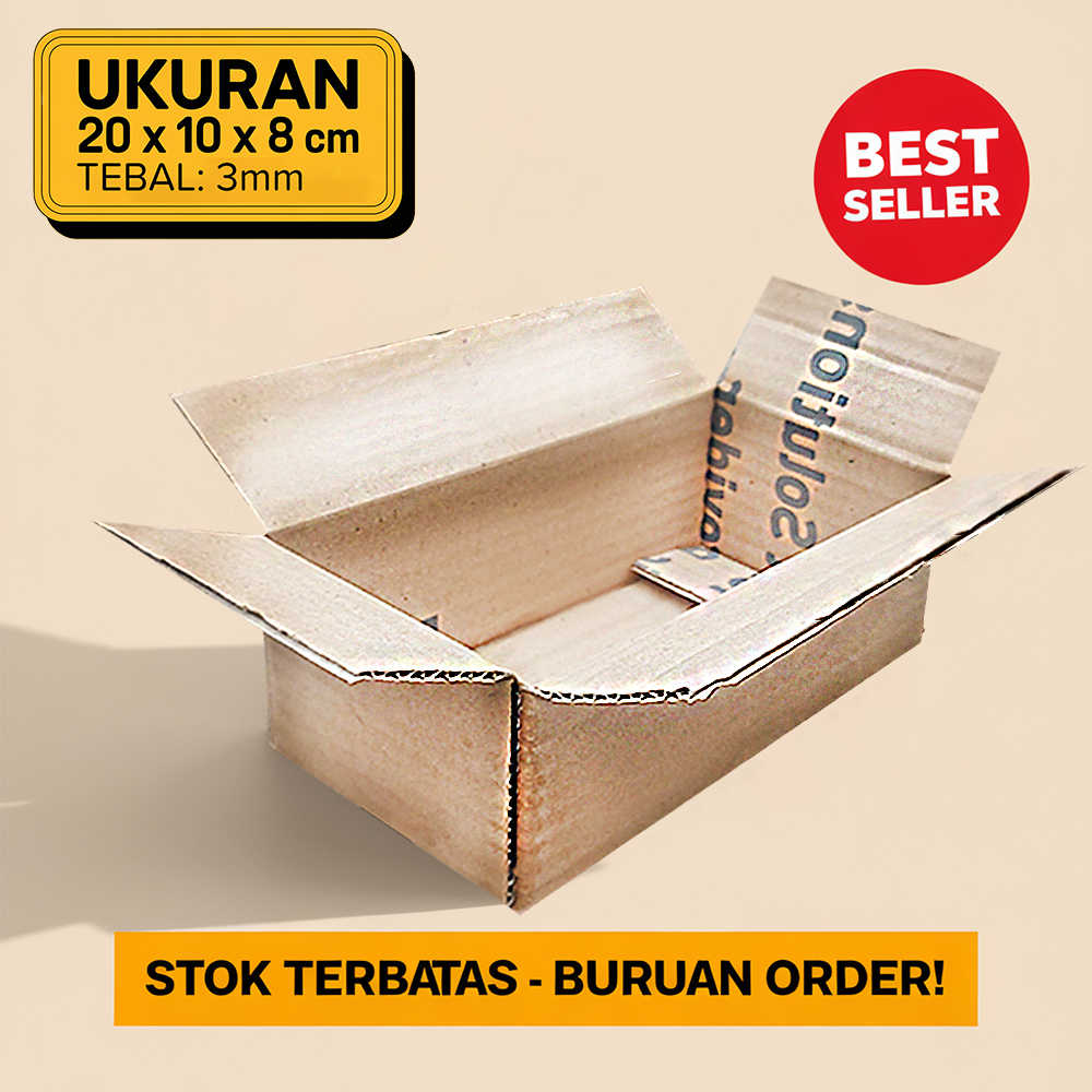 

kardus polos karton kotak kecil box packing 20*10*8 murah