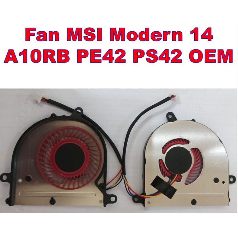 Kipas Cooling Fan msi modern 14 C5M MSI Modern 14 A10RB PE42 PS42 MS-14B1 MS-14B2