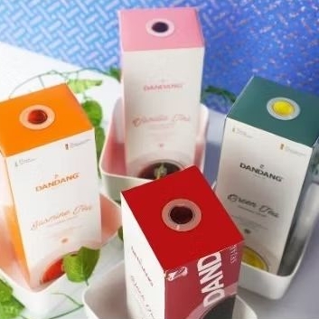 

Teh Dandang Celup Jasmine, BlackTea/Original, Vanilla, Greentea Bonus Lunchbox dan Sendok