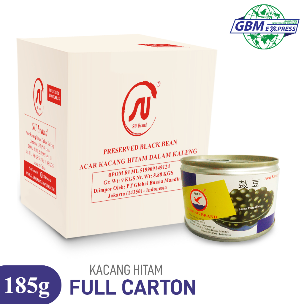 

Herring Brand Full Carton Canned Black Bean 185g - 48 Pcs