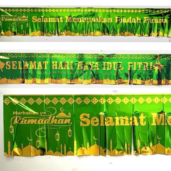 Banner Idul Fitri Selamat Menunaikan Ibadah Puasa Selamat Idul Fitri Ornamen Idul Fitri Ramadhan