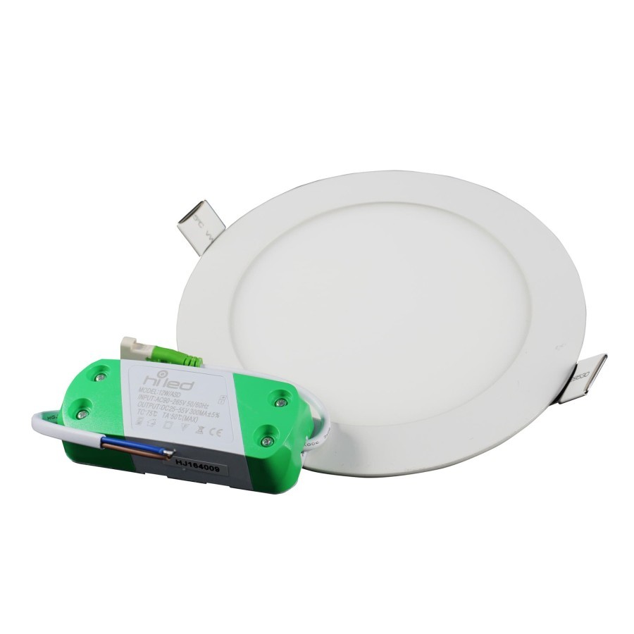 Hiled Panel Light 12 Watt Non Glass Ring / Lampu LED Plafon Panel 12W Hiled