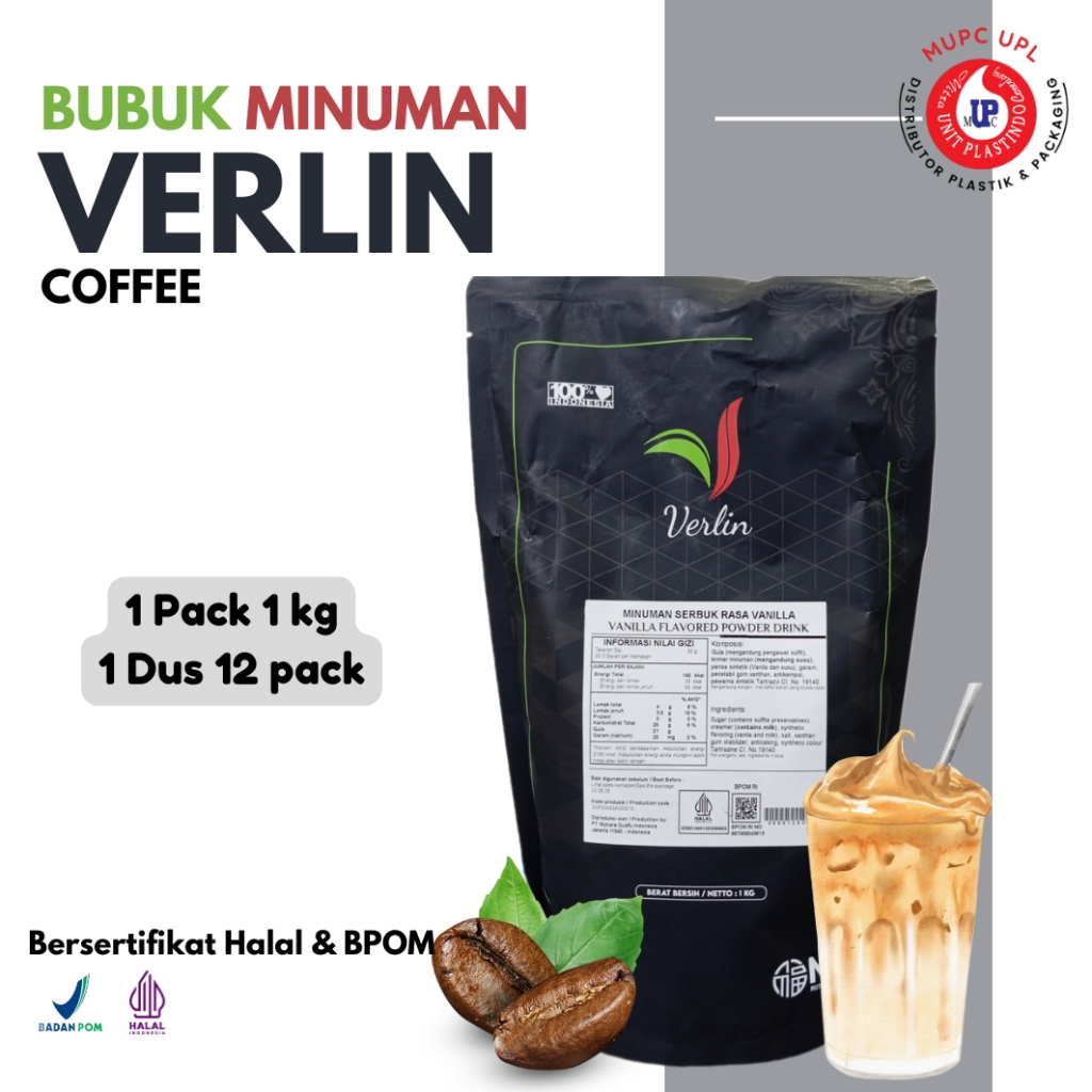 

VERLIN BUBUK MINUMAN VARIAN COFFEE KEMASAN 1 KG