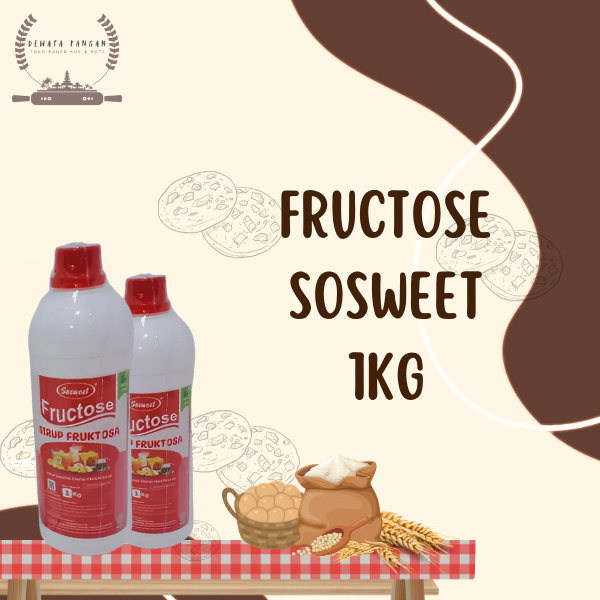 

Fructose Syrup Sosweet Kemasan 1kg Gula Cair Sirup