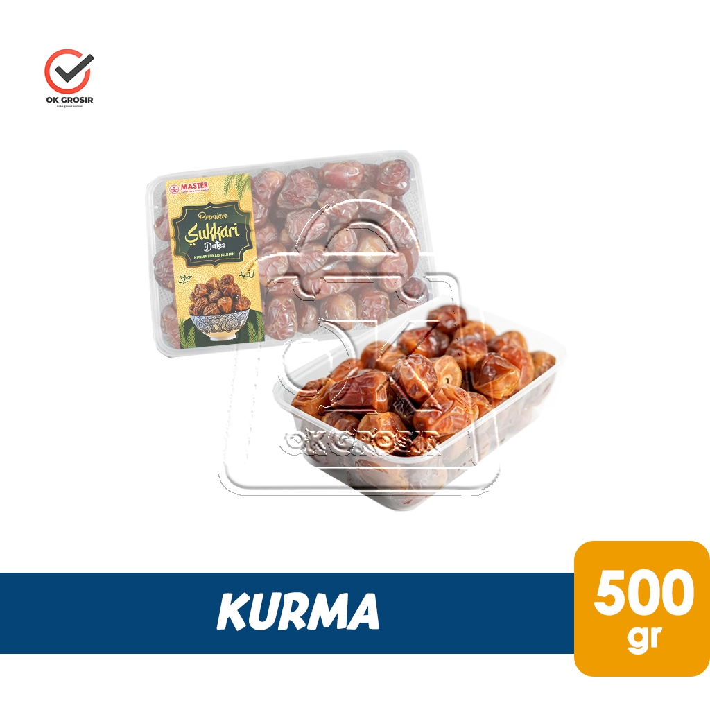 

Kurma Sukari Premium Sukkari Dates (Thinwall 500gr)