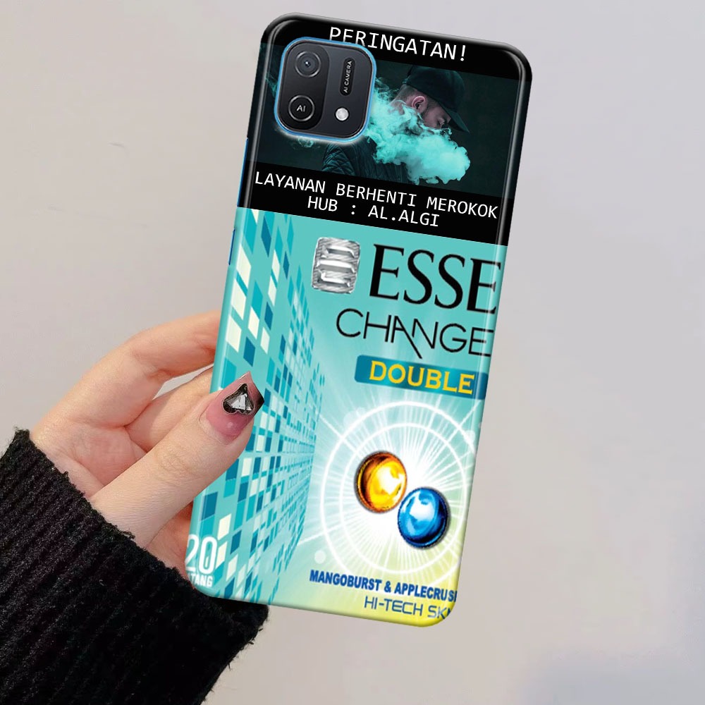 Case Oppo A16e/A16k - Fashion Printing Rokok - Hardcase, Case Murah, Cassing HP, Promo Case - Bisa C