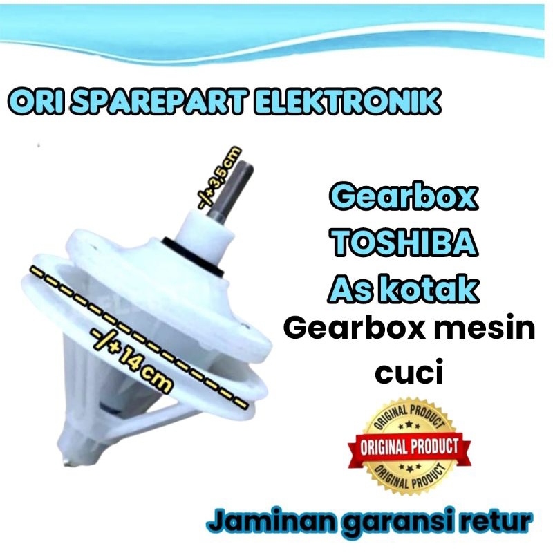 Gearbox Mesin Cuci Toshiba As kotak