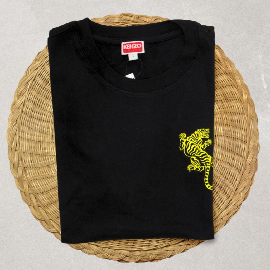 T Shirt T Shirt Vintage Kenzo Yellow Tiger T-Shirt Tshirt