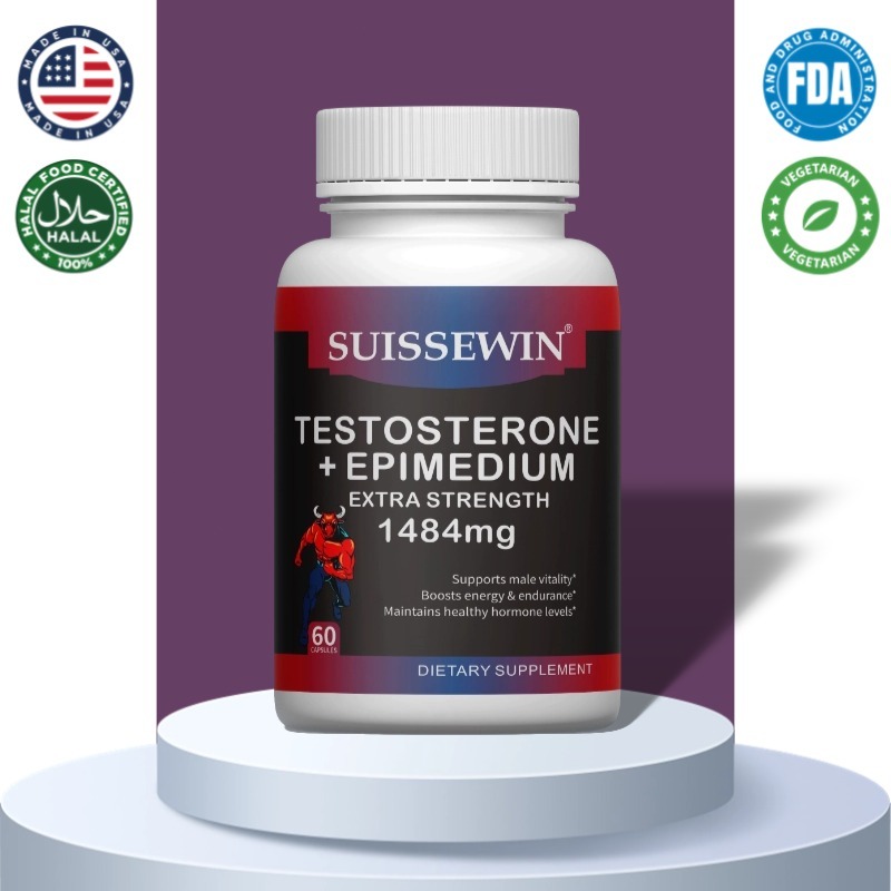 Testosterone Complex + Horny Goat Weed - Kekuatan & Massa Otot