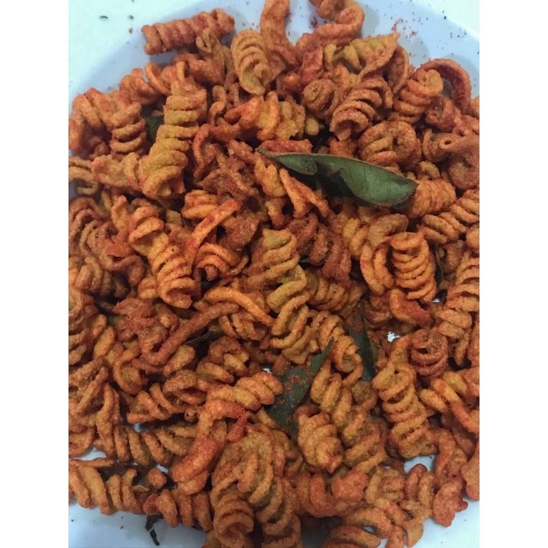 

Makaroni Spiral Daun Jeruk - Cemilan Snack Makanan Ringan Pedas