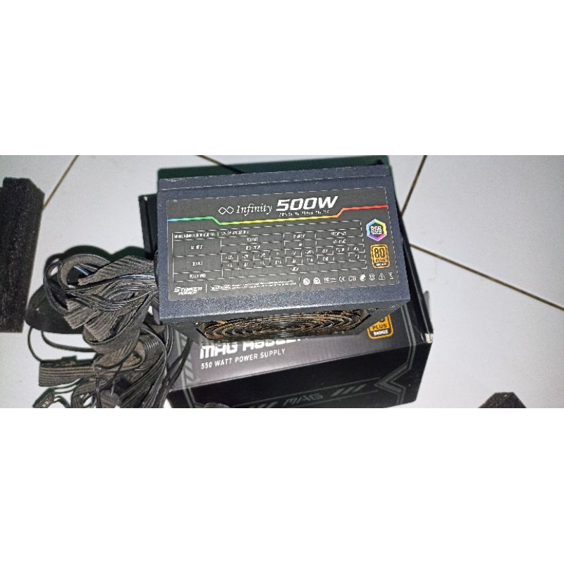 psu 500w infinity rgb bekas