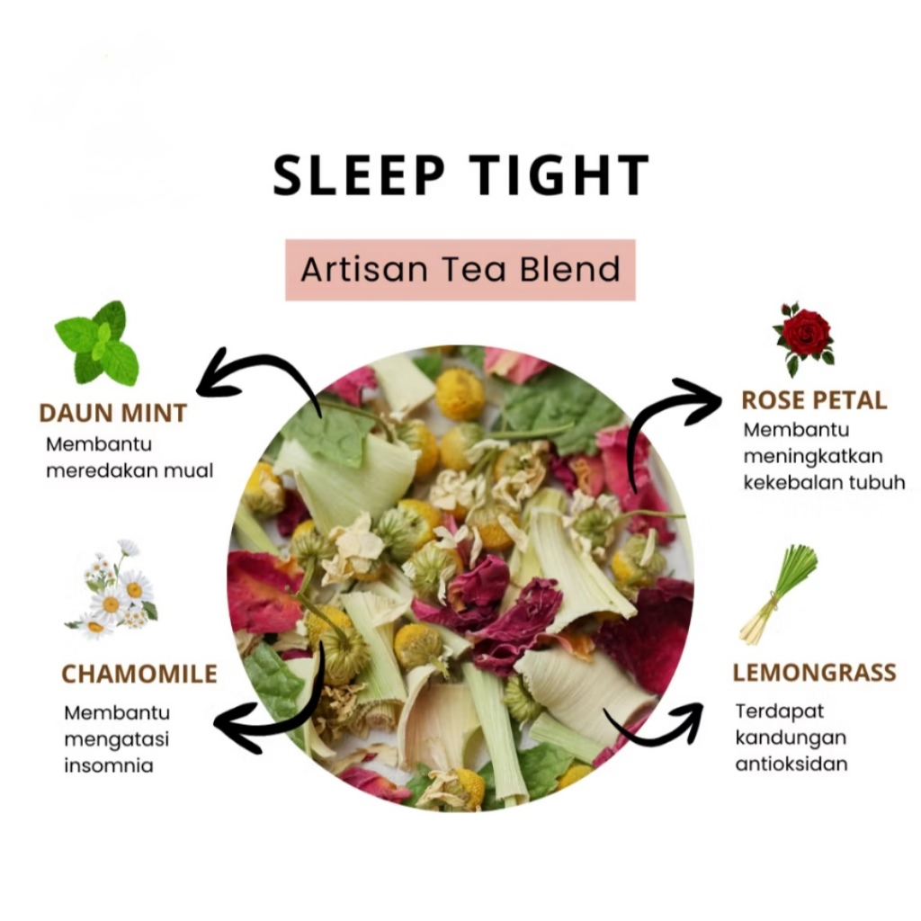

Herbal Tea Sleep Tight | Tidur Berkualitas