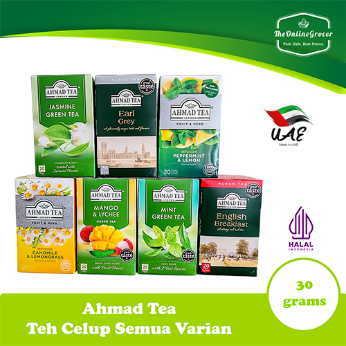

Ahmad Tea - Teh Premium isi 20 Individual Envelopes