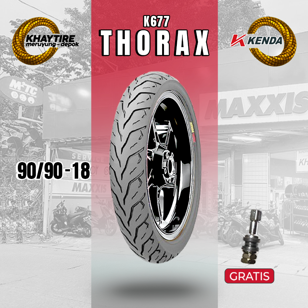 KENDA K677 90/90 Ring 18  Tubeless - Ban Motor RX King Tiger Thunder