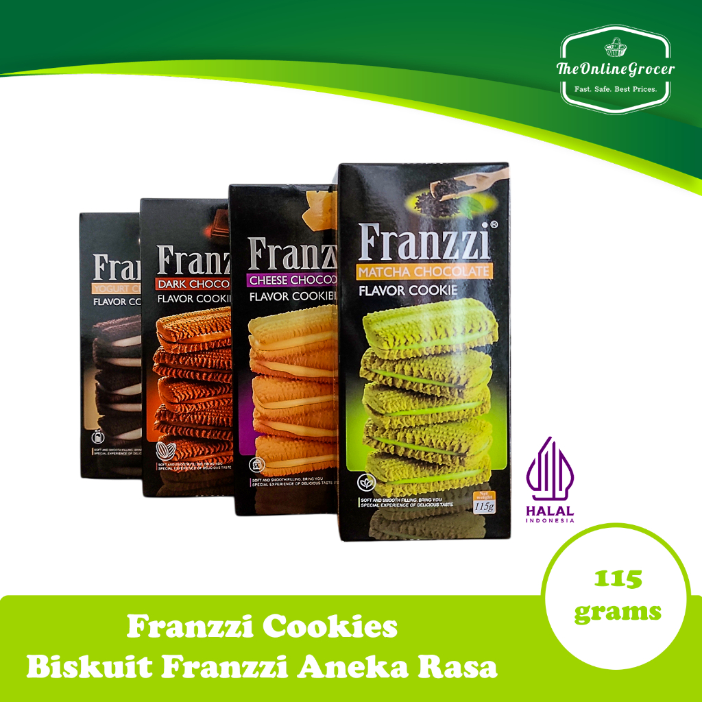 

Franzzi Cookies Biskuit Renyah Aneka Rasa 115gr