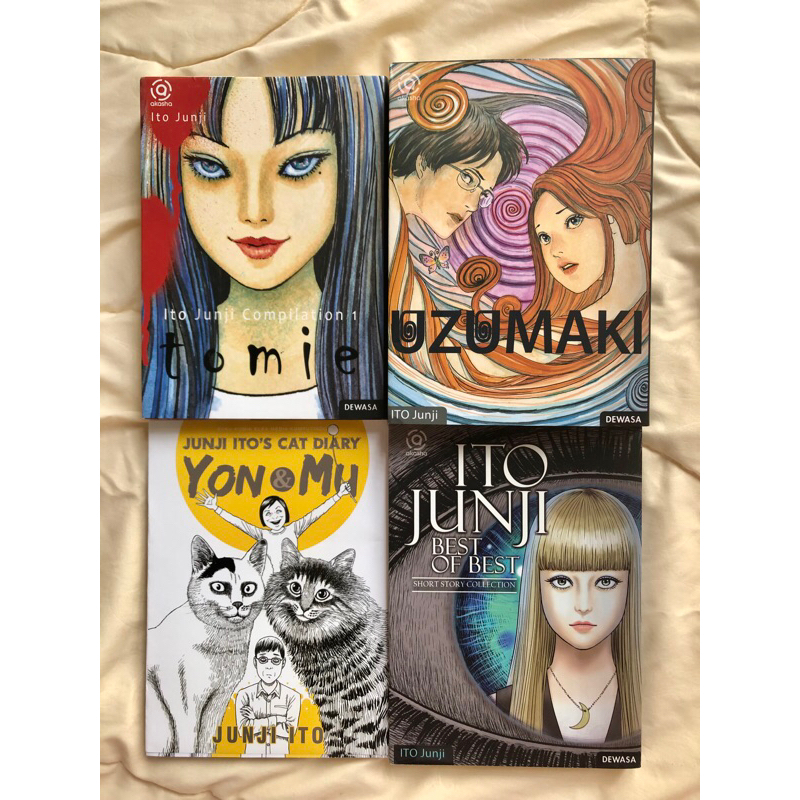 Manga Komik Ito Junji Collection Uzumaki Tomie Yon & Mu Preloved Bekas