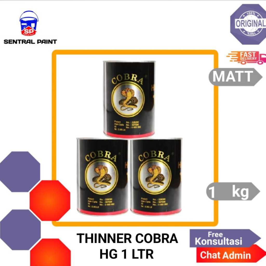 THINNER COBRA HITAM (HG) 1 LITER