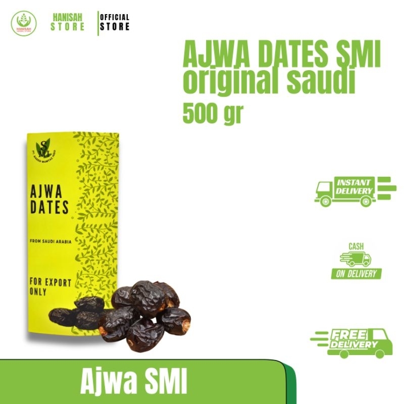 

KURMA PREMIUM AJWA DATES SMI 500 GR