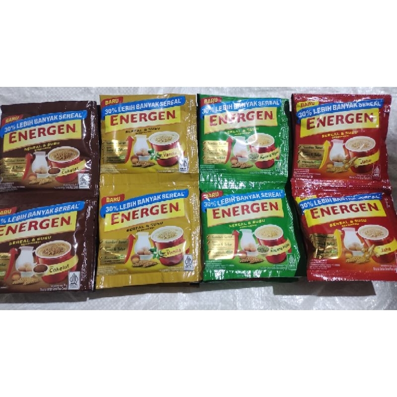 

Energen sereal dan susu renceng isi 10