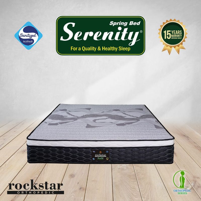 RB KASUR ELITE SERENITY ROCKSTAR ORTHOPEDIC / KASUR ORTOPHEDIC BY ELITE SPRINGBED BANDUNG AST