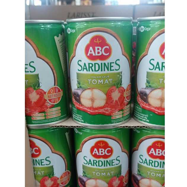 

ABC SARDINES TOMAT KALENG 425GR - PER KARTON ( ISI 24PCS )