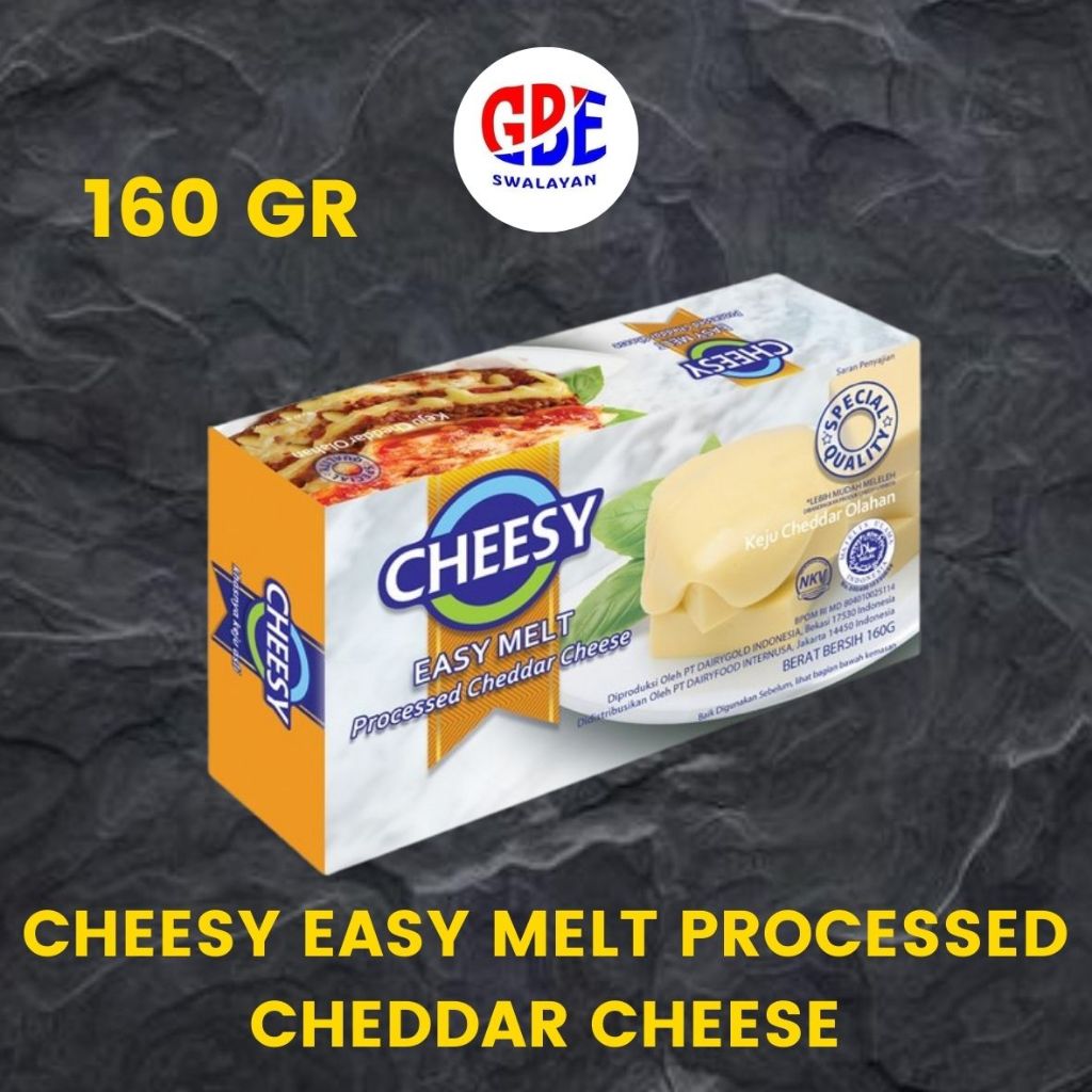 

Cheesy Easy Melt Processed Cheddar Cheese 160 GR