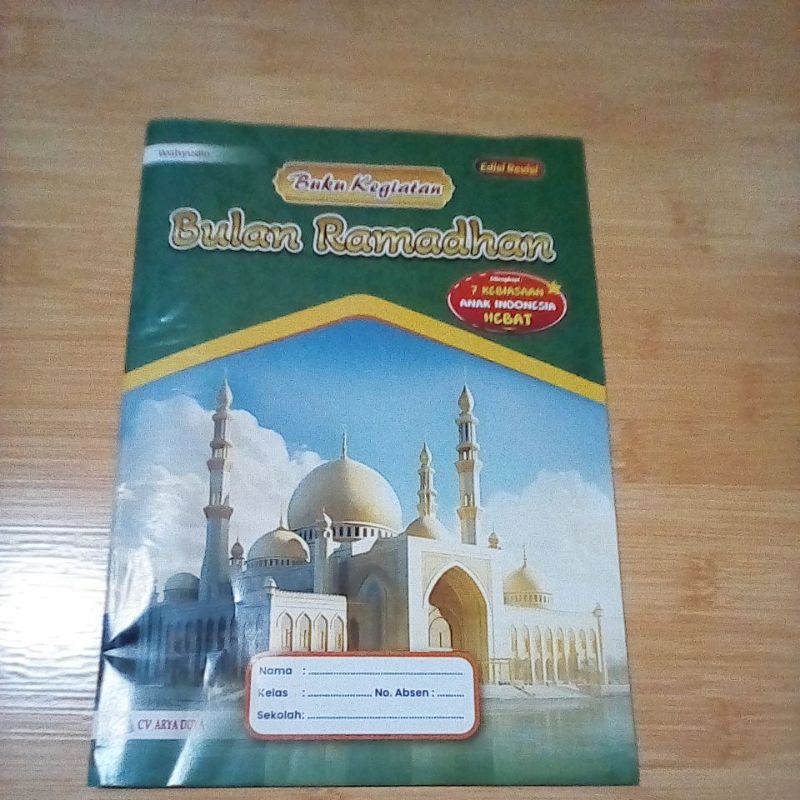 "REVISI" BUKU KEGIATAN RAMADHAN //CV.ARYA DUTA