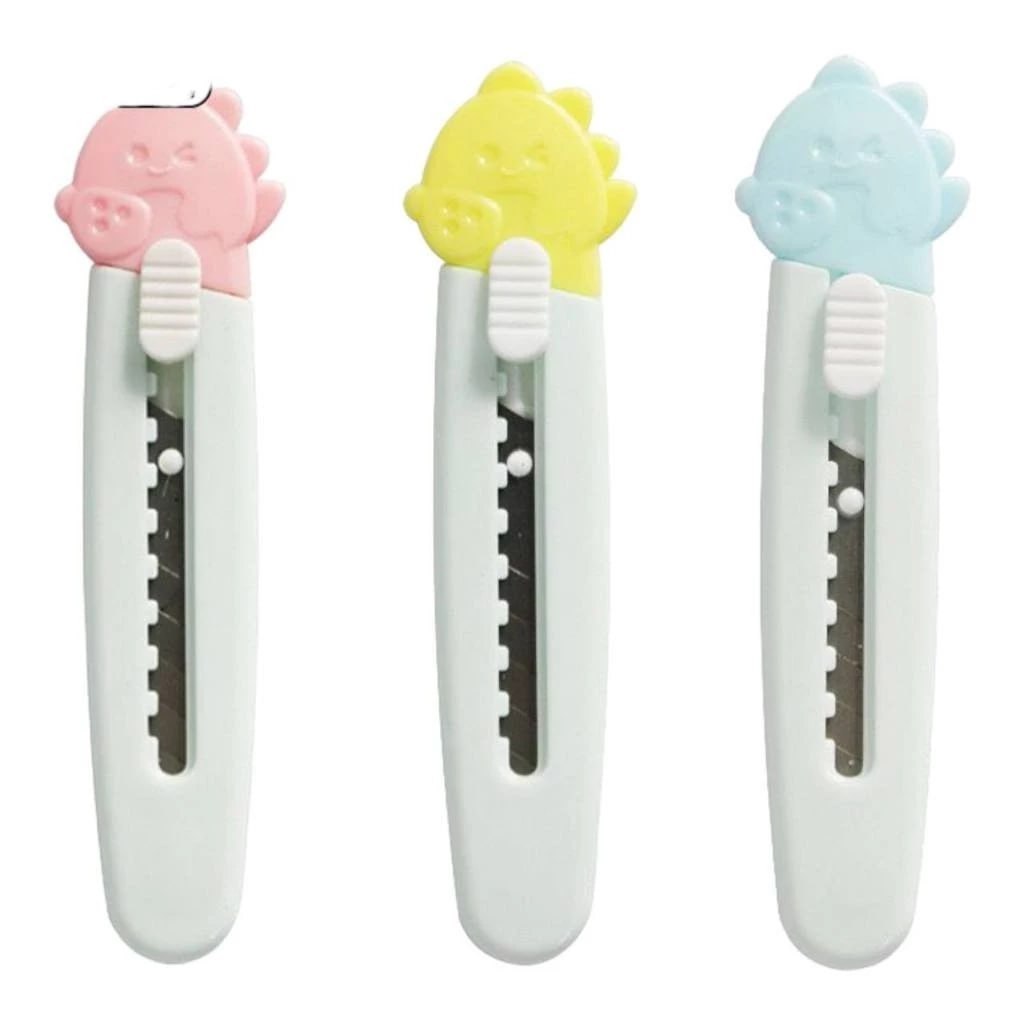 

Lumiso - Pisau Tajam Mini Cutter Travelling Size Karakter Pemotong Kertas Serbaguna PS01