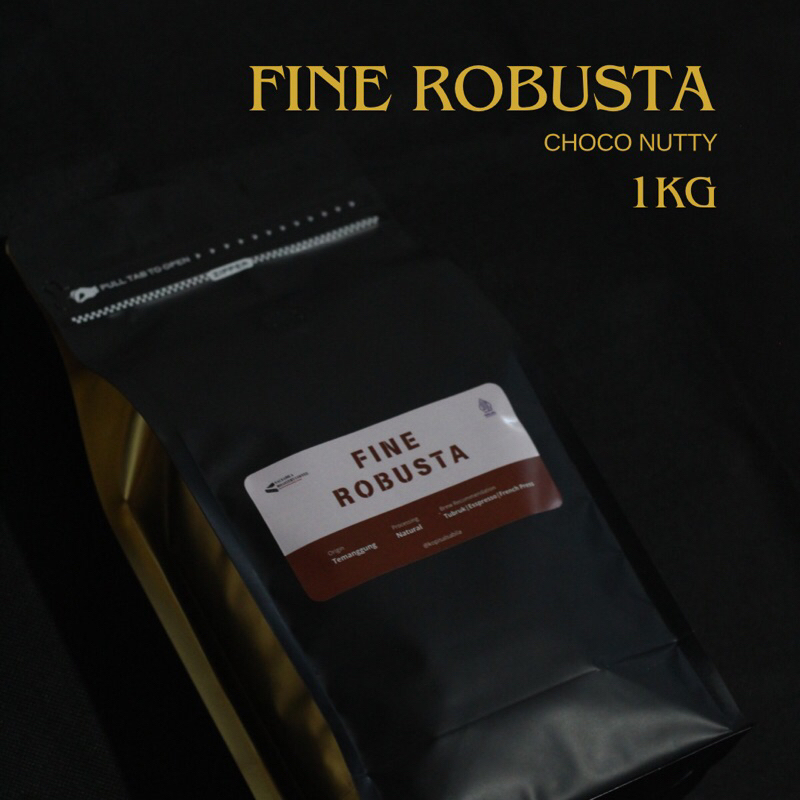 

Fine Robusta Choco Temanggung 1kg - Kopi Robusta Espresso Based Salsabila Roastery