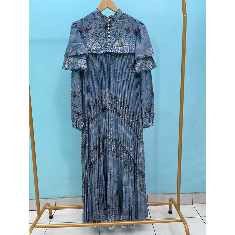 Gamis/Dress plisket Shella Saukia