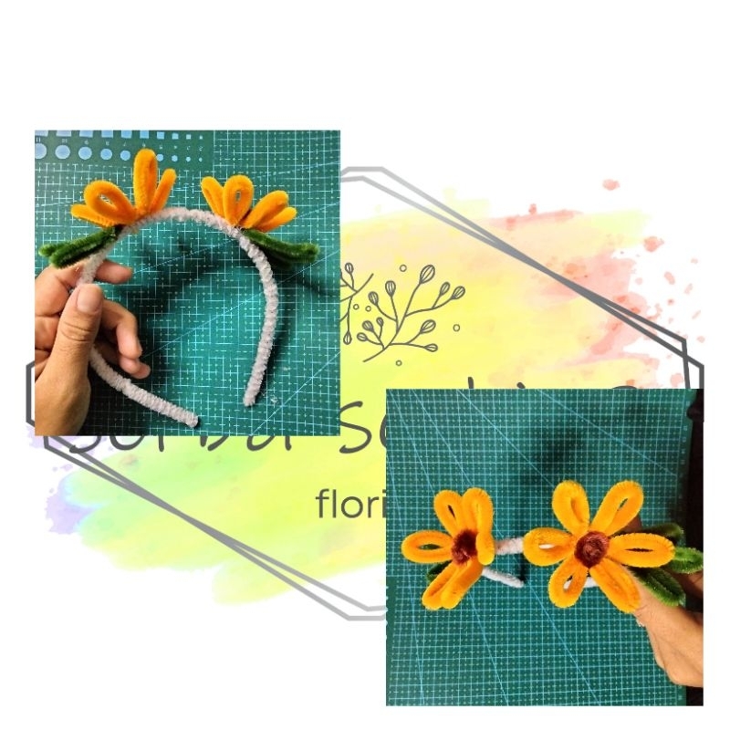 bando // bando kawat bulu // bando cantik // aksesoris // pernak pernik // bando anak kecil // bando