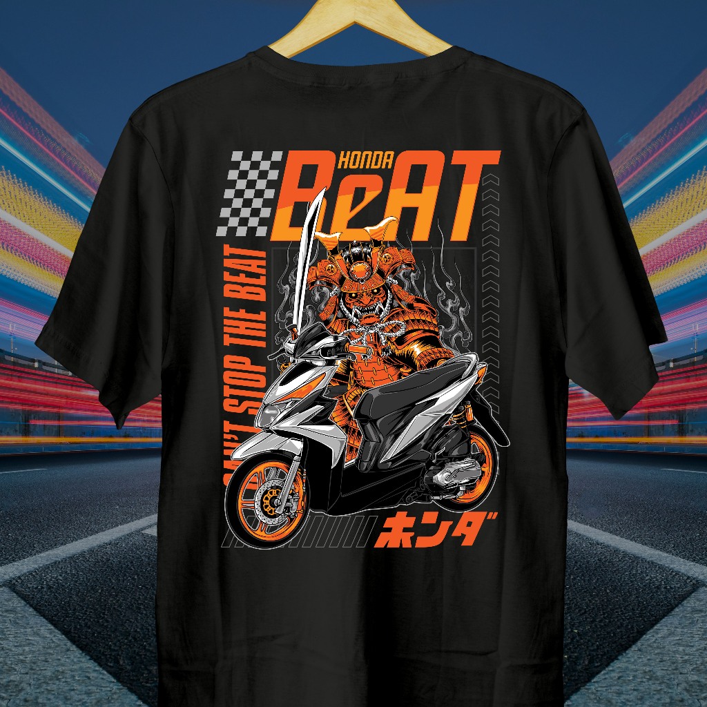 Kaos Motor Beat Samurai // Kaos Beat // Baju Beat // Beat