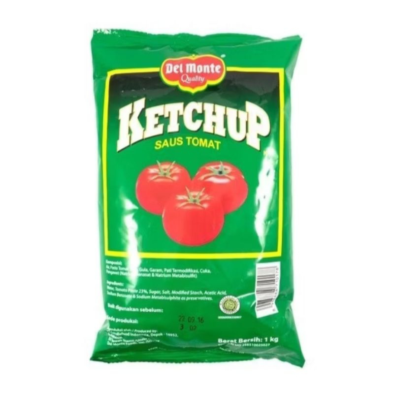 

SAUS TOMAT KETCHUP POUND KEMASAN 1KG DELMONTE