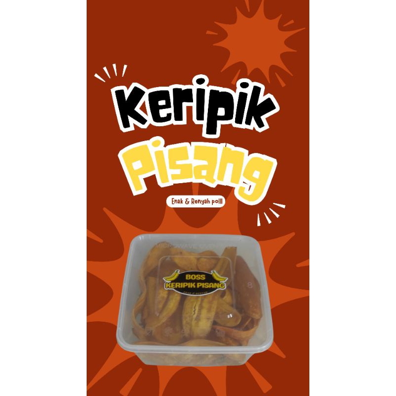 

KERIPIK PISANG ENAK & RENYAH POLL KEMASAN 1500Ml