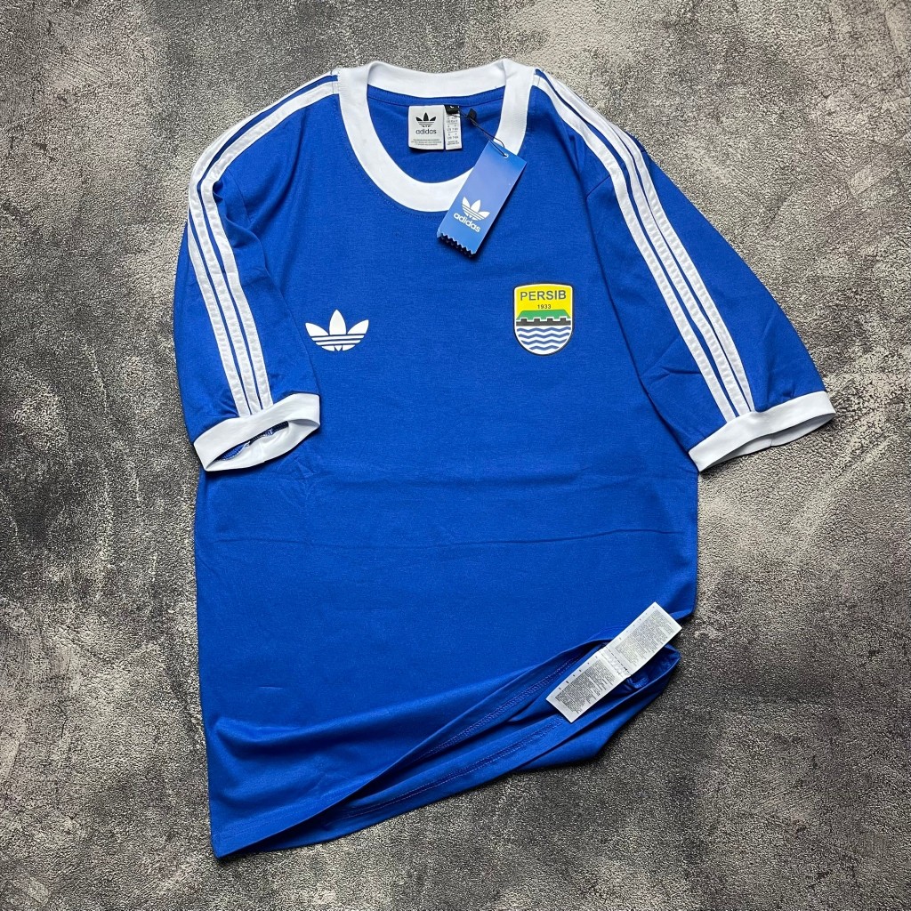 Tshirt Adidas PERSIB Biru Electrik Kaos Adidas Fulltag Label Pria Wanita Adidas Fotball