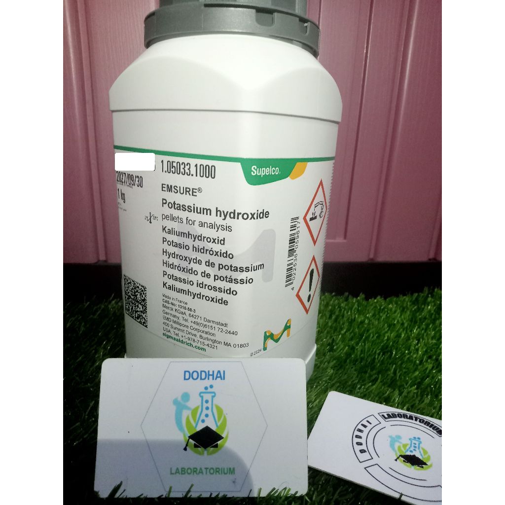 Potassium Hydroxide Pro Analisis, Potassium Hydroxide Pellet, Kalium Hidroksida, KOH pro analysis, M