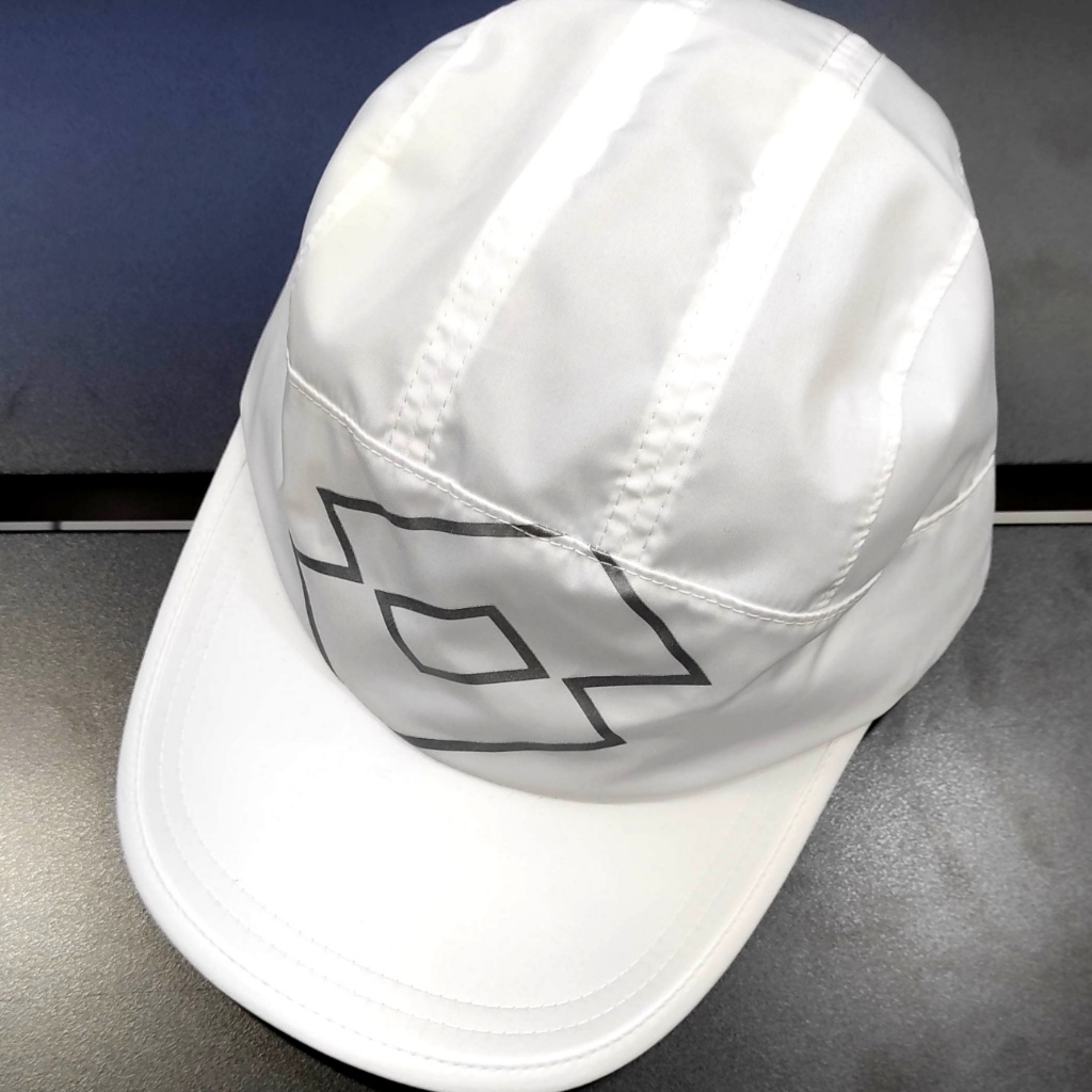 TOPI RUNNING LOTTO Cap White Original *NYAMAN DIPAKAI