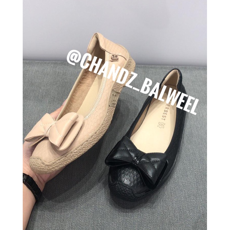 EVERBEST RORO FLATSHOES BAHAN LEATHER