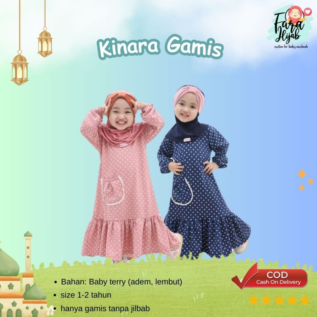 Gamis Anak (Gamis Kinara)
