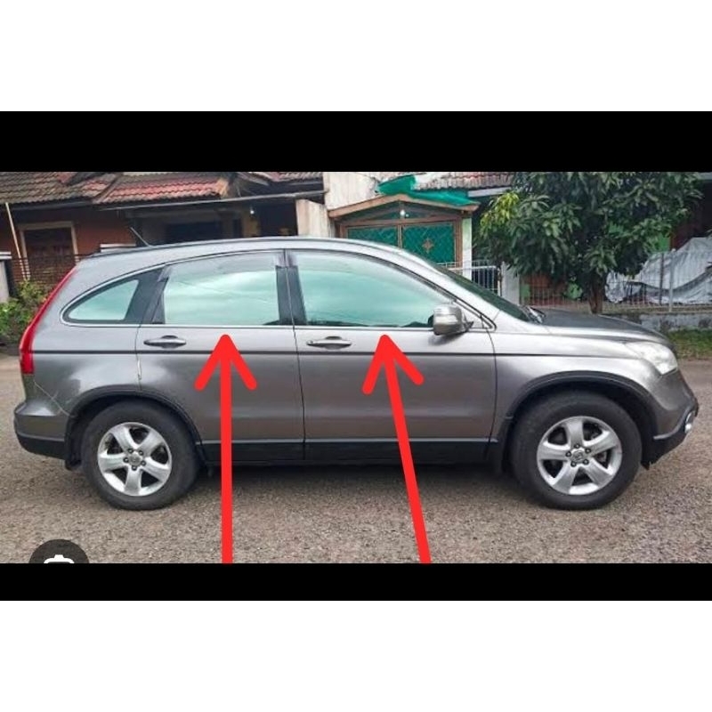 karet list pelipit kaca luar water strip kaca luar mobil Honda CRV gen 3 2007-2011