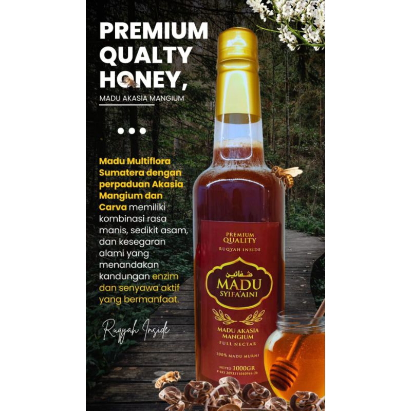 

MADU AKASIA MANGIUM 1 KG – PREMIUM QUALITY I Madu Syifa'aini