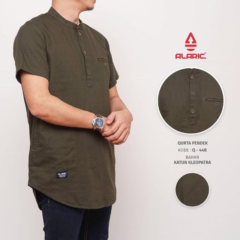 ALARIC BAJU KOKO KURTA PRIA DEWASA LENGAN PENDEK