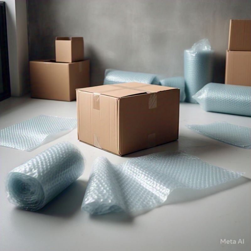 

Packing Tambahan Kardus dan Bubble warp