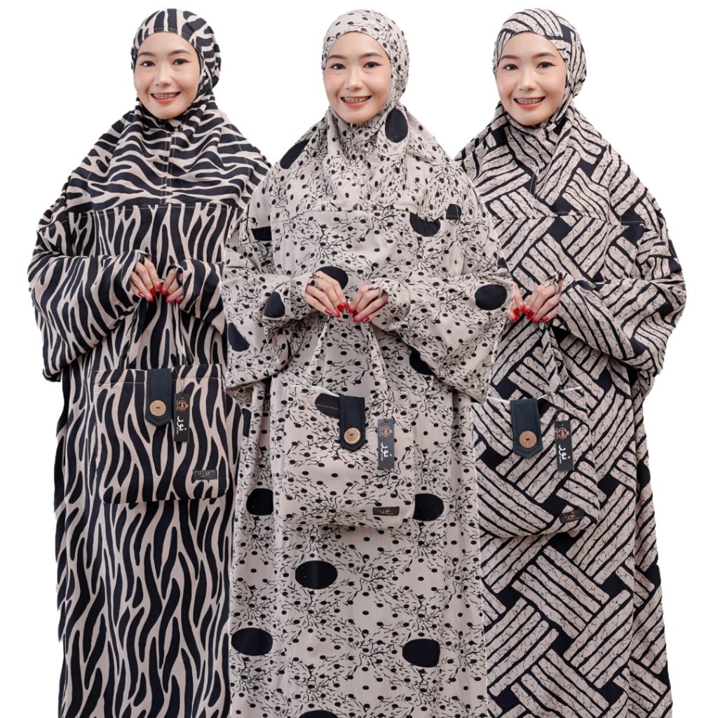 Nurhd Mukena Terusan Hadramaut Syari Milo