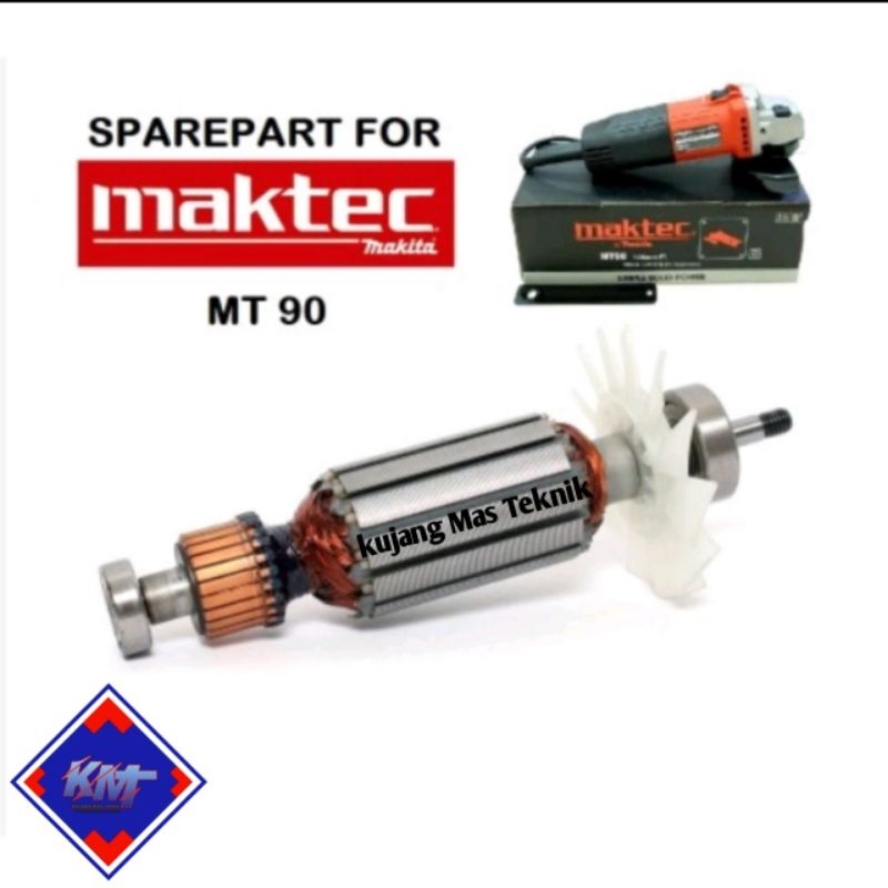 ARMATURE ANGKER M0900 MESIN GERINDA MAKITA M0900B ROTOR M0900